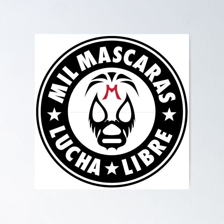  MIL MASCARAS LUCHA LIBRE- Sticker