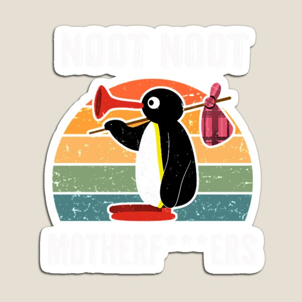 Vista previa del artículo con la obra «Noot Noot Pingu», diseñado y vendido por HillaryHeaney.