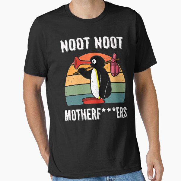 Vista previa del artículo con la obra «Noot Noot Pingu», diseñado y vendido por HillaryHeaney.