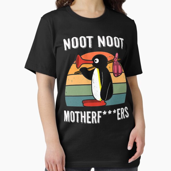 Vista previa del artículo con la obra «Noot Noot Pingu», diseñado y vendido por HillaryHeaney.