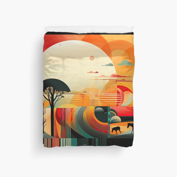 Artikelvorschau, African Savanna Bauhaus Design entworfen und verkauft von ArtificialGenes.
