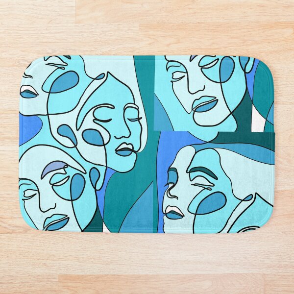 Item preview, Abstract doodle faces, cubism designed and sold by ArtshirtGroup.
