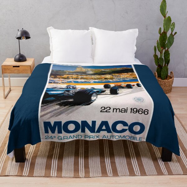 Item preview, MONACO GRAND PRIX; Vintage 1966 Auto Racing Print designed and sold by posterbobs.