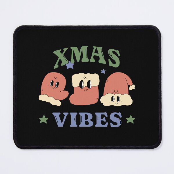 Item preview, xmas vibes santa smiley groovy retro vintage Christmas matching family squad designed and sold by TNwandesignart.