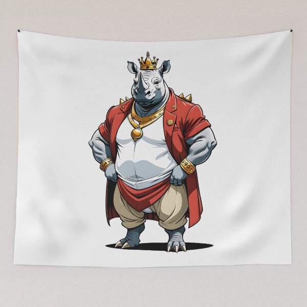Item preview, King Rhinoceros designed and sold by CraftyUniverse.