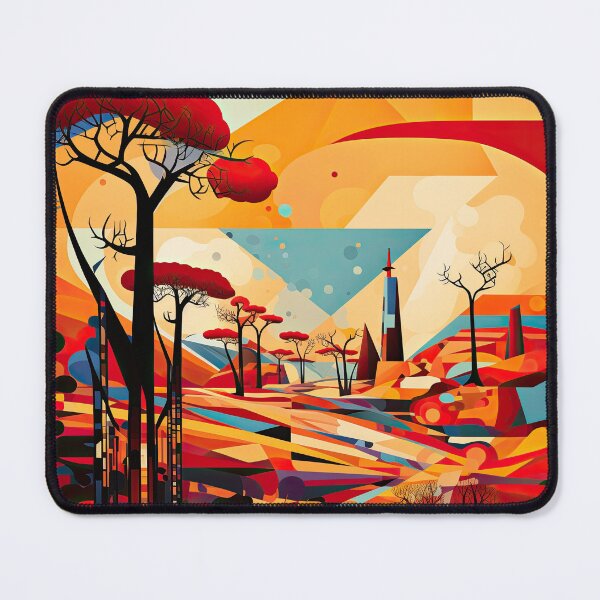 Item preview, African Savanna Bauhaus Design designed and sold by ArtificialGenes.