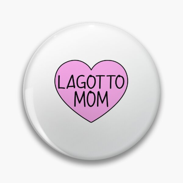 Item preview, Lagotto Romagnolo Dog Mom Heart Pink designed and sold by winter-harta.