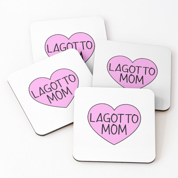 Item preview, Lagotto Romagnolo Dog Mom Heart Pink designed and sold by winter-harta.