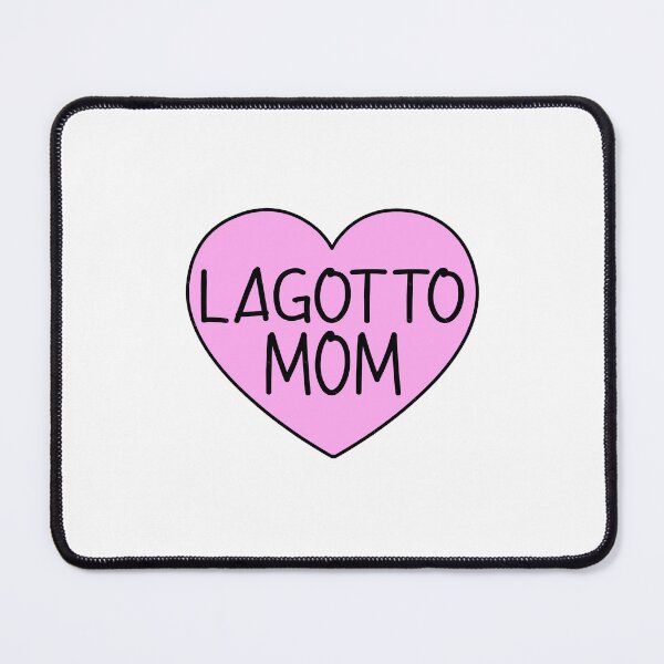 Item preview, Lagotto Romagnolo Dog Mom Heart Pink designed and sold by winter-harta.