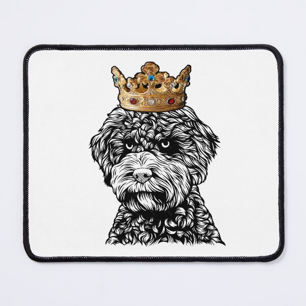 Item preview, Lagotto Romagnolo Dog Wearing Crown designed and sold by winter-harta.