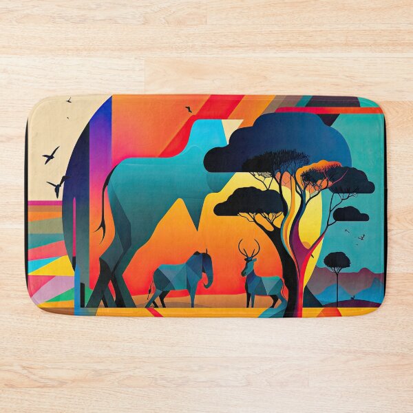 Artikelvorschau, African Savanna Bauhaus Design entworfen und verkauft von ArtificialGenes.