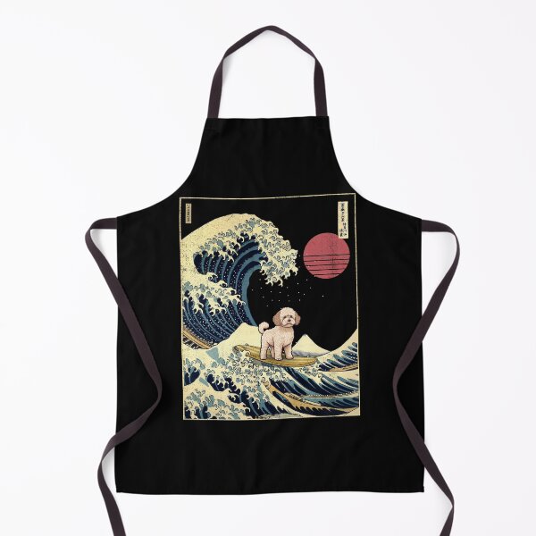 Item preview, Lagotto Romagnolo Kanagawa Japanese Surfing Wave designed and sold by winter-harta.