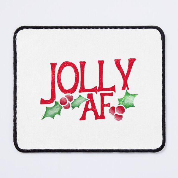 Item preview, Funny Christmas - Jolly AF designed and sold by FisherGenna.
