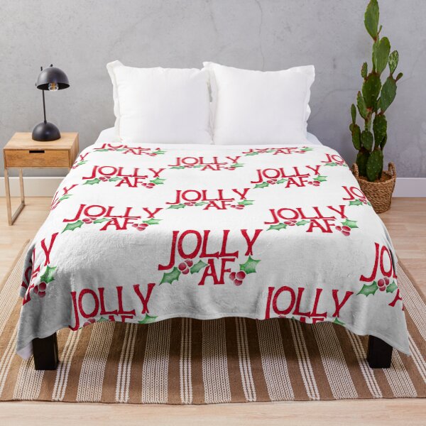 Item preview, Funny Christmas - Jolly AF designed and sold by FisherGenna.