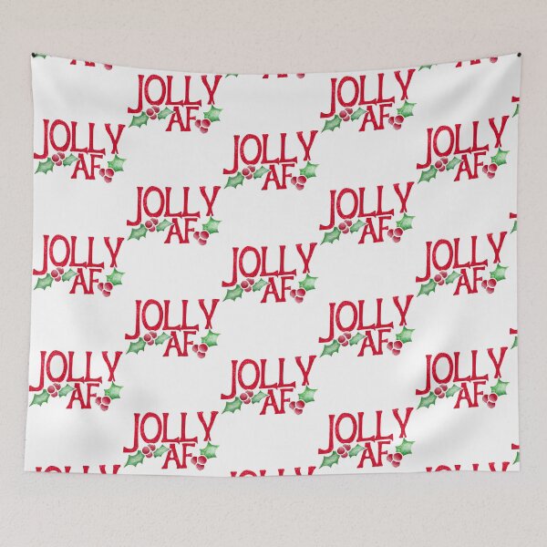 Item preview, Funny Christmas - Jolly AF designed and sold by FisherGenna.