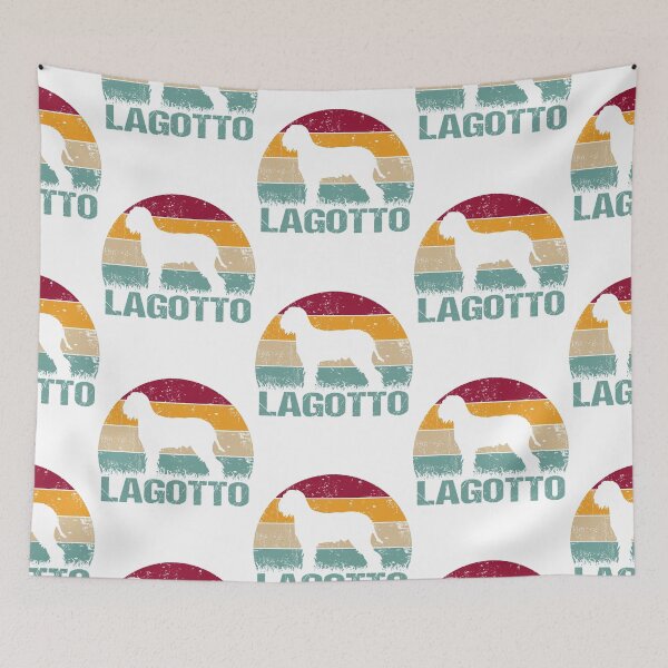 Item preview, Lagotto Romagnolo Vintage Retro Sunset designed and sold by winter-harta.