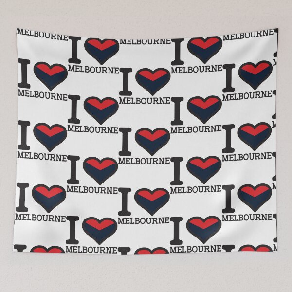 Item preview, I love Melbourne AFL _amp_ AFLW Inspired Apparels, Merchandise, T Shirts,Leggings, Skirt, Mask, Ap designed and sold by FisherGenna.