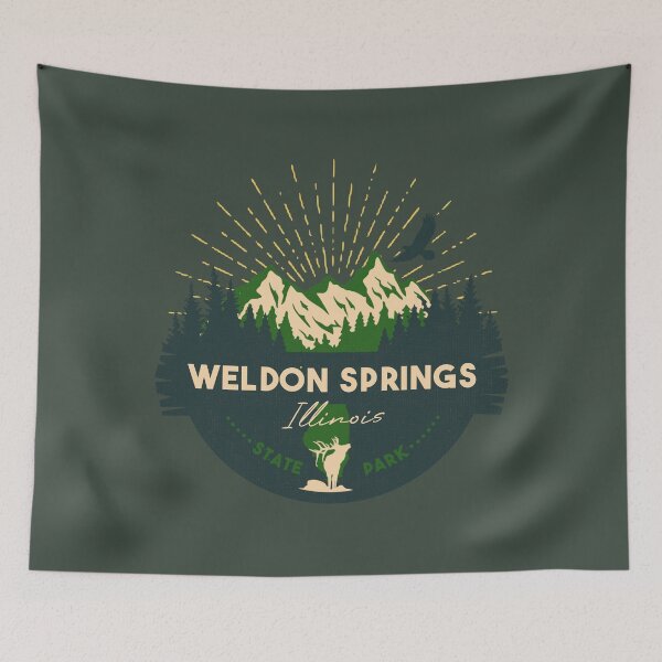 Item preview, Weldon Springs State Park Illinois - IL Badge Souvenir Sunset designed and sold by mountainfad.