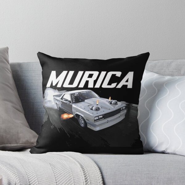 Item preview, murica muscle car DRAG race red CAMINO EL CLEETER TRUCK DALE DO IT designed and sold by cowtownCOWBOY.