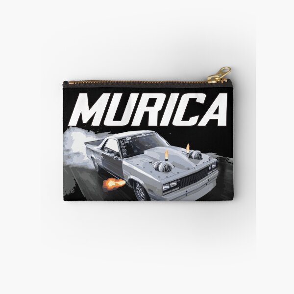 Item preview, murica muscle car DRAG race red CAMINO EL CLEETER TRUCK DALE DO IT designed and sold by cowtownCOWBOY.