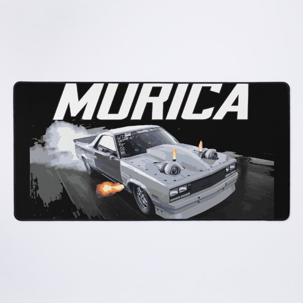 Item preview, murica muscle car DRAG race red CAMINO EL CLEETER TRUCK DALE DO IT designed and sold by cowtownCOWBOY.