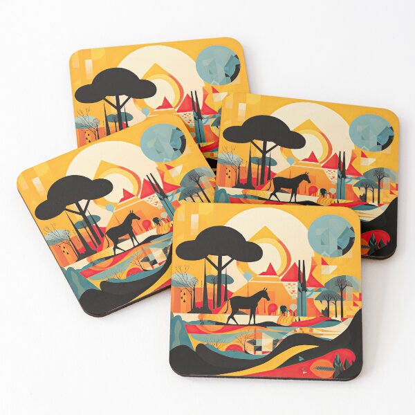 Artikelvorschau, African Savanna Bauhaus Design entworfen und verkauft von ArtificialGenes.