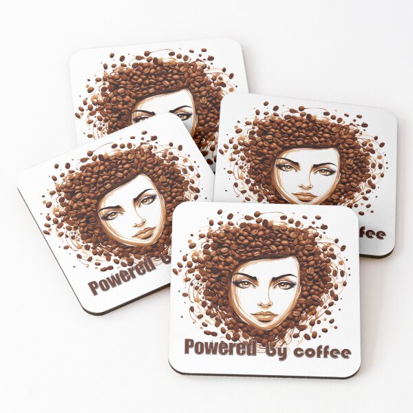 Item preview, Powered by coffee designed and sold by StaszekPliszko.