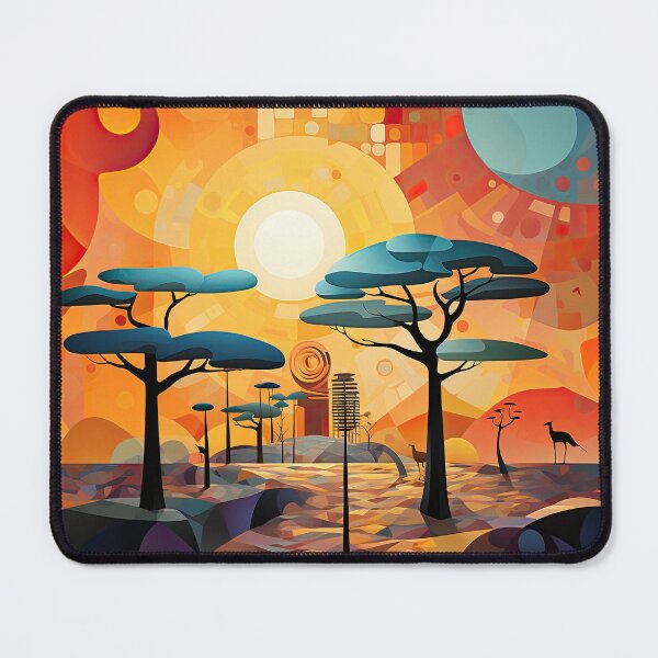 Item preview, African Savanna Bauhaus Design designed and sold by ArtificialGenes.