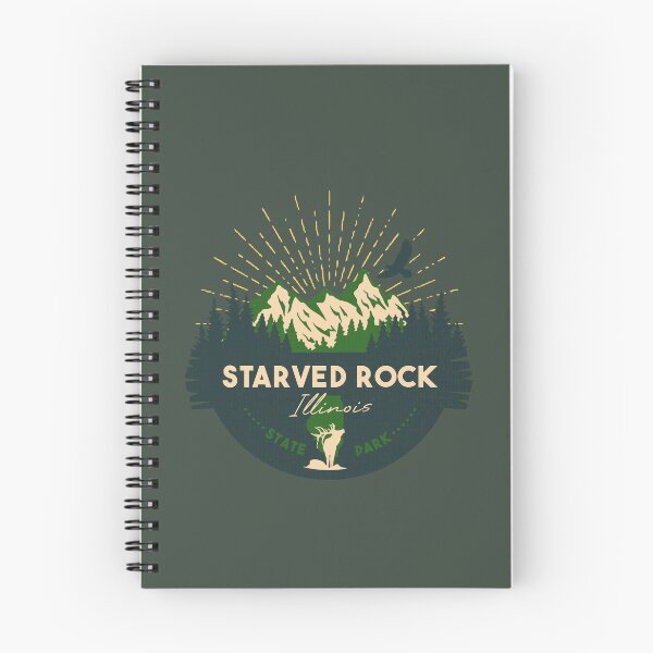 Item preview, Starved Rock State Park Illinois - IL Badge Souvenir Sunset designed and sold by mountainfad.