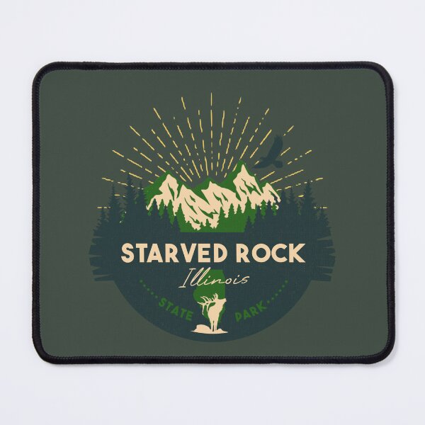 Item preview, Starved Rock State Park Illinois - IL Badge Souvenir Sunset designed and sold by mountainfad.