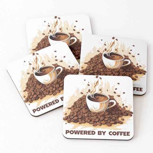 Item preview, Powered by coffee designed and sold by StaszekPliszko.