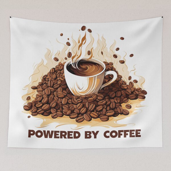 Item preview, Powered by coffee designed and sold by StaszekPliszko.