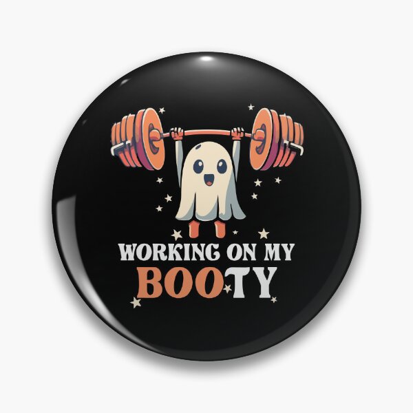 Item preview, Working On My Boo Ty Funny Halloween Ghost Gym Workout Squat Gift designed and sold by TMelonShop.