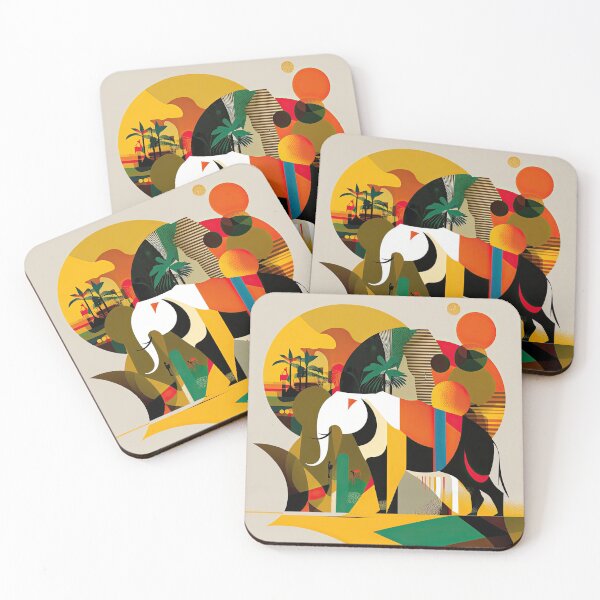 Item preview, African Savanna Bauhaus Design designed and sold by ArtificialGenes.