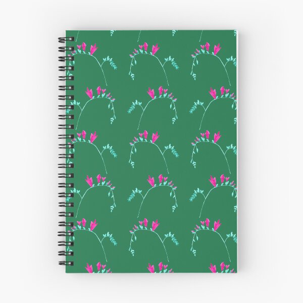 Item preview, Delicate Floral Sprig - Magenta Pink on Spring Green - Watercolor Wildflower designed and sold by bookofmalou.