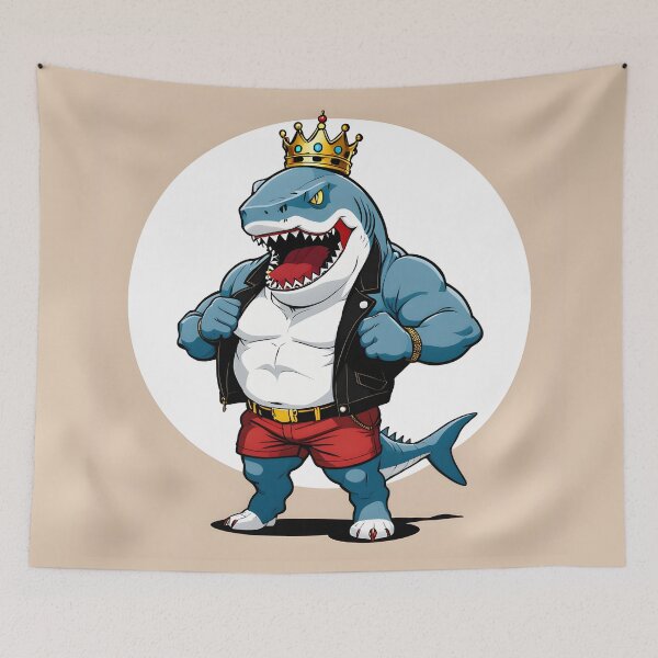 Item preview, King Shark designed and sold by CraftyUniverse.