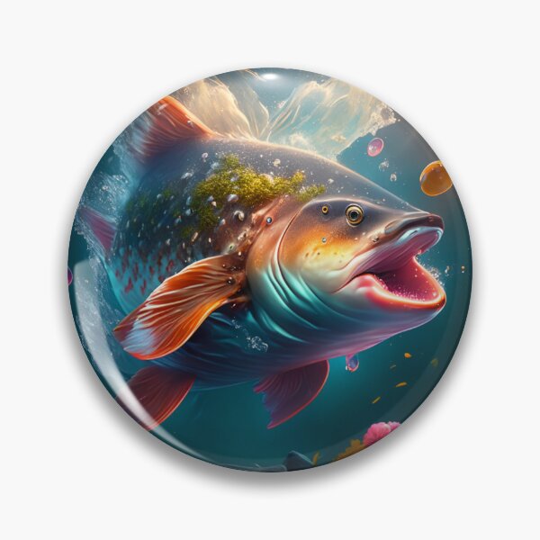Item preview, Salmon Fish designed and sold by FunDesignsByNc.