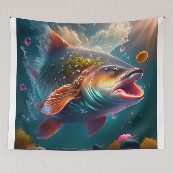 Item preview, Salmon Fish designed and sold by FunDesignsByNc.
