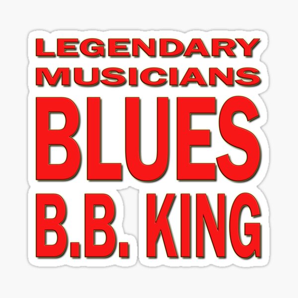 BB King Blues On Top Of Blues Album Cover Sticker