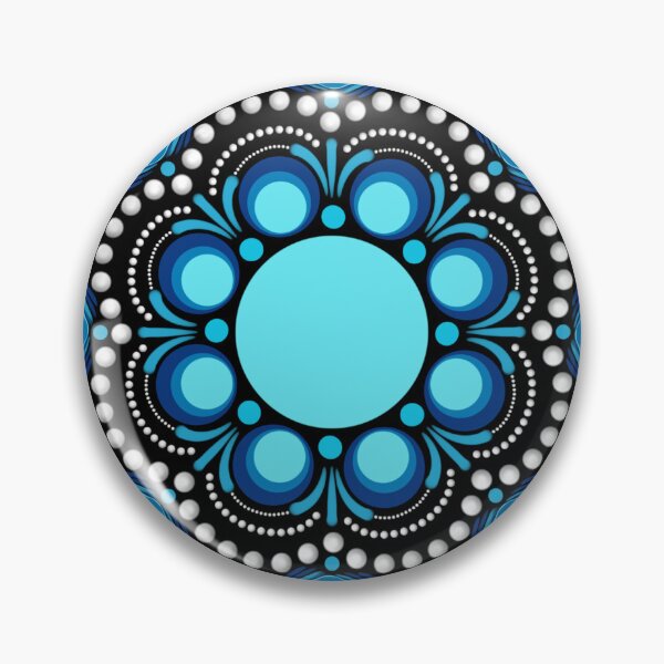 Item preview, Blue Moons Dot Mandalas designed and sold by Triplicate Limited.