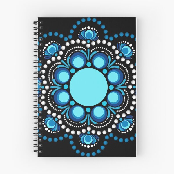 Item preview, Blue Moons Dot Mandalas designed and sold by Triplicate Limited.