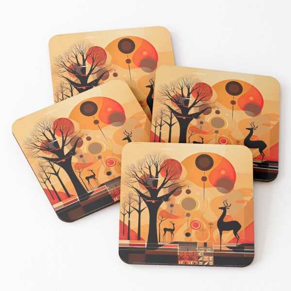 Artikelvorschau, African Savanna Bauhaus Design entworfen und verkauft von ArtificialGenes.