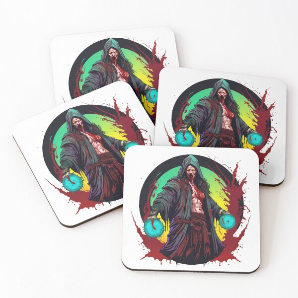 Item preview, Cyberpunk horror wizard warlock designed and sold by TaevasDesign.