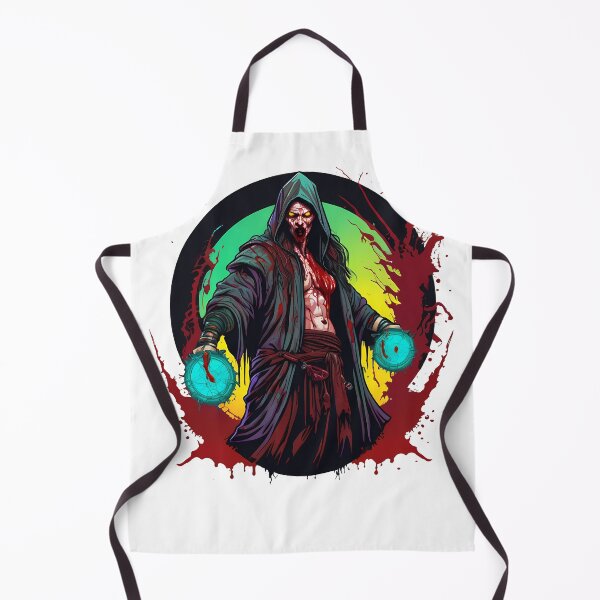 Item preview, Cyberpunk horror wizard warlock designed and sold by TaevasDesign.