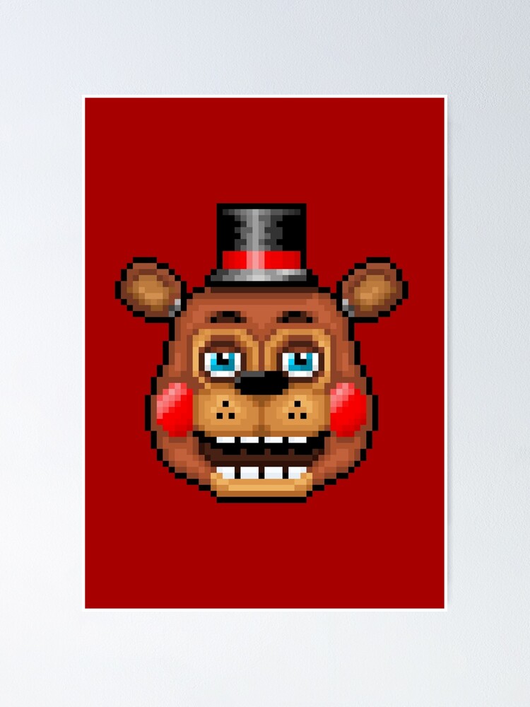 Five Nights at Freddys 4 - Mini Freddy - Pixel art Poster for Sale by  GEEKsomniac