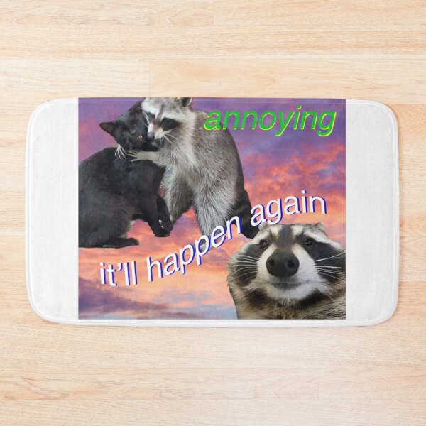 Item preview, Funny Raccoon Meme sticker Classic  designed and sold by vandeverebrea.