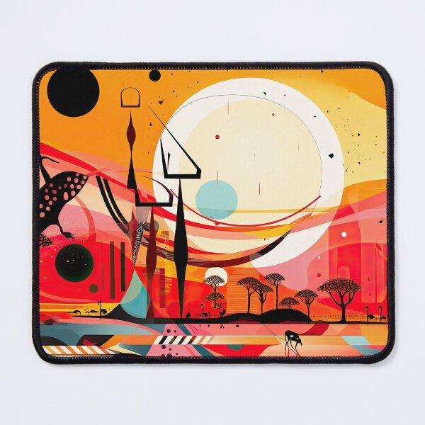 Item preview, African Savanna Bauhaus Design designed and sold by ArtificialGenes.