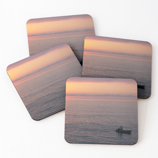 Aperçu de l'œuvre Coucher de soleil sur la mer Méditerranée créée et vendue par Sasas Design.