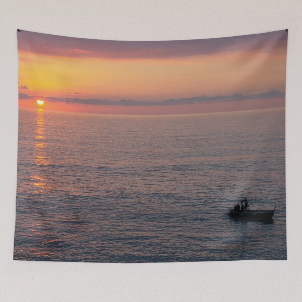 Item preview, Sunset over The Mediterranean Sea designed and sold by Sasas Design.