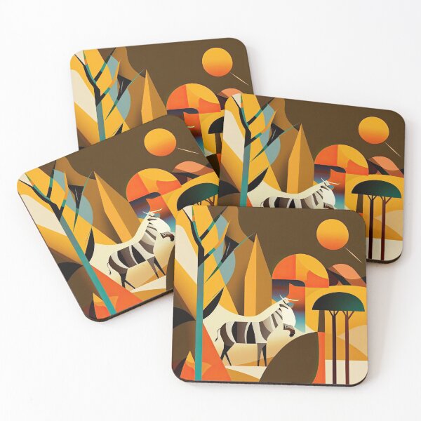 Artikelvorschau, African Savanna Bauhaus Design entworfen und verkauft von ArtificialGenes.